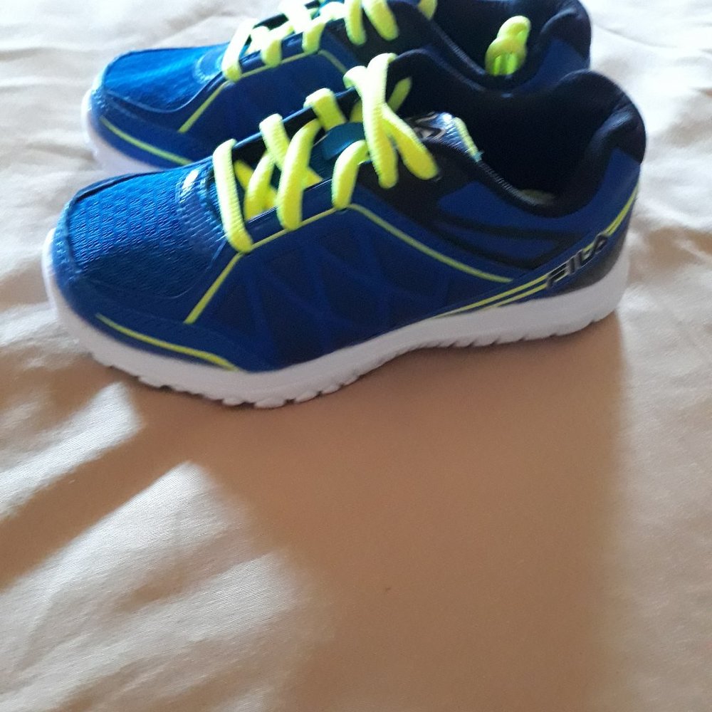 Fila Energystrike Blue/Lime Sneakers Size 11.5